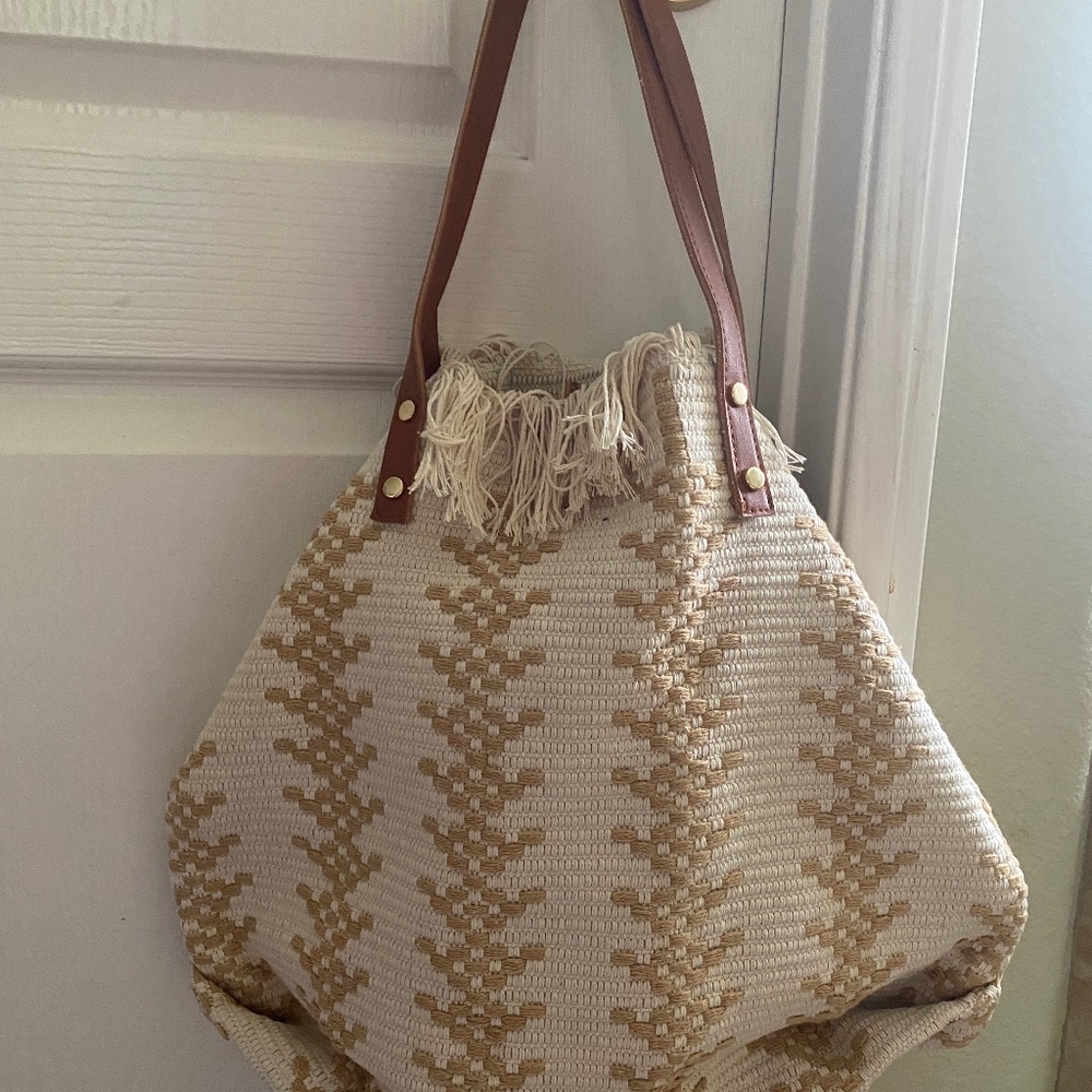 Fringed Cloth Large Capacity Tote Bag